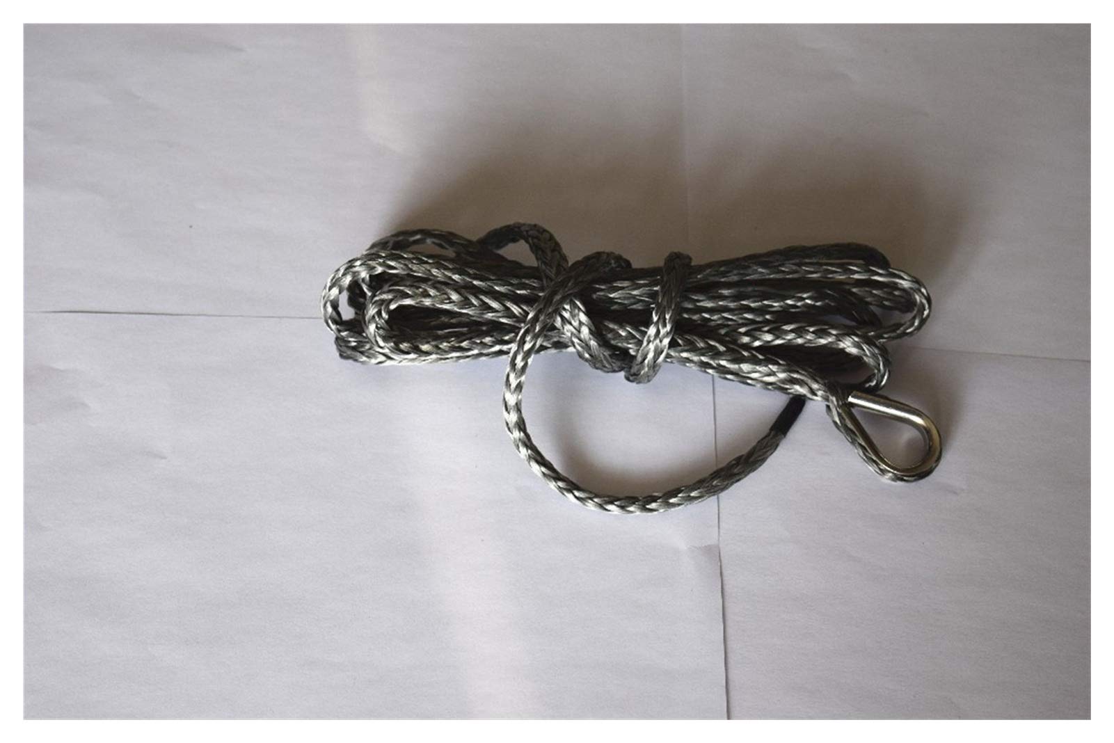 Grau 1/4 "* 10ft ATV Pflugseil, Pflugseil for Schneepflug, Geländeseil, Schneepflug Hubseil Grau 1/4 "* 10ft ATV Pflugseil, Pflugseil for Schneepflug, Geländeseil, Schneepflug Hubseil von MEIVIYA