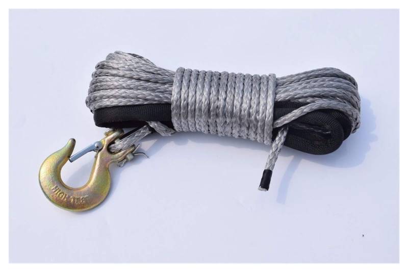 Grau 1/4 "* 50ft synthetischer Winde-Seilhaken, Plasma-Windekabel for elektrische Winden, Uhmwpe-Seil, Off-Road-Seil von MEIVIYA