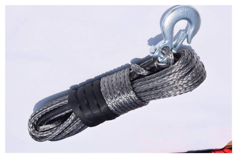 Grau 10mm * 30m Synthetisches Windekabel, ATV-Windelinie, Winde-Seilverlängerung, abseits des Straßenseils von MEIVIYA