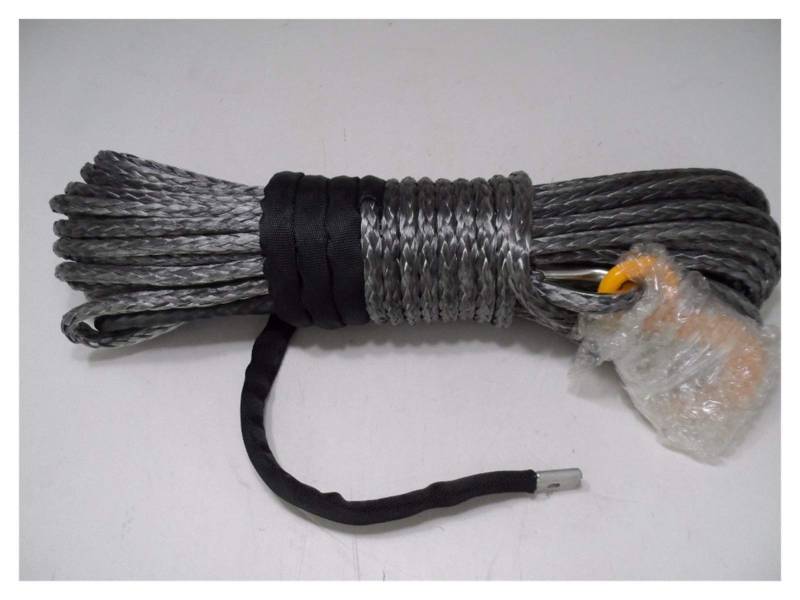 Grau 10mm * 30m Synthetisches Windenseil, ATV-Windekabel, ATV-Winde-Accemies, Winklinien 10mm von MEIVIYA