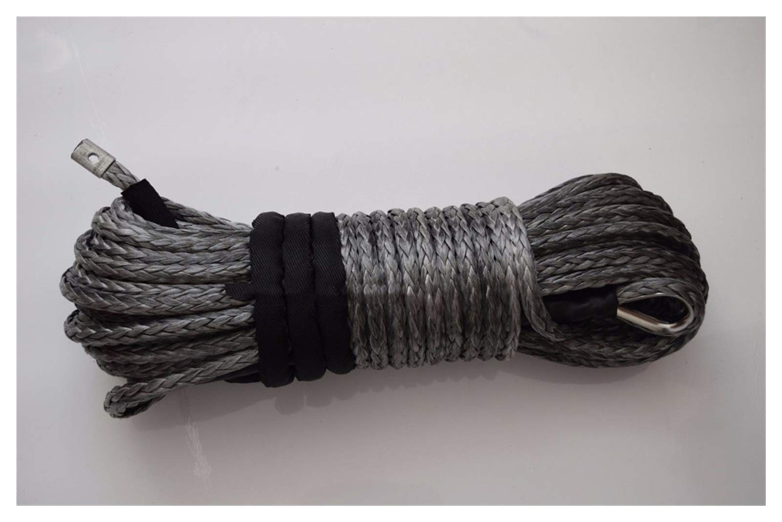 Grau 11mm * 30m Synthetisches Seil, 7/16 "Spectra Winch Kabel, Ersatzsend Seil for Winde, Kevlar Winchkabel Grau 11mm * 30m Synthetisches Seil, 7/16 "Spectra Winch Kabel, Ersatzsend Seil for Winde, Kevlar Winchkabel von MEIVIYA