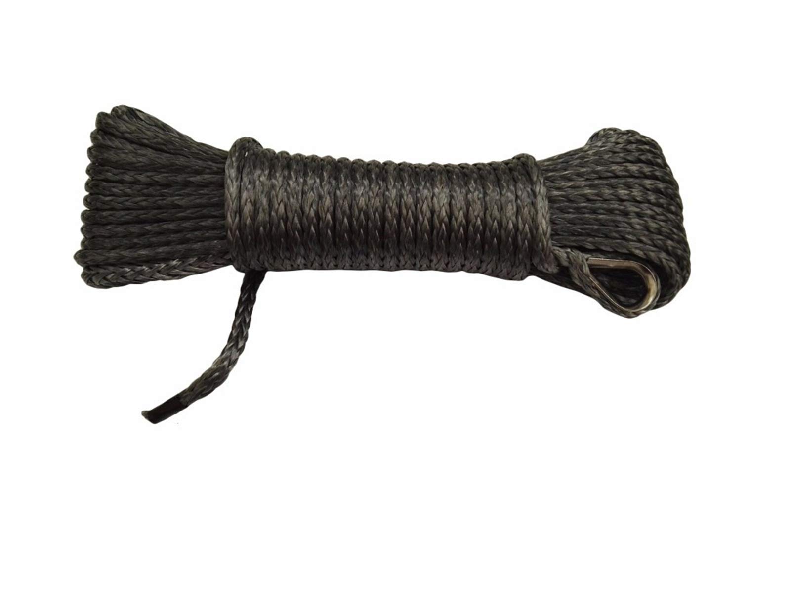 Grau 5mm * 15 m ATV Winch Line, 3/16 "* 50ft Synthetisches Seil, Bootswindekabel, Off-Road-Seil 4500lb, Plasma-Windekabel Grau 5mm * 15 m ATV Winch Line, 3/16 "* 50ft Synthetisches Seil, Bootswindekabel, Off-Road-Seil 4500lb, Plasma-Windekabel von MEIVIYA