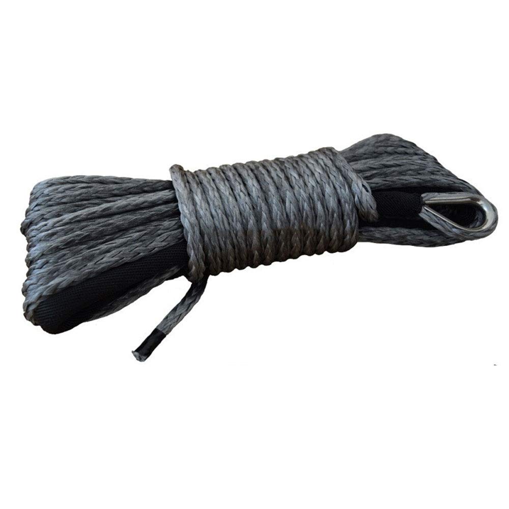 Grau 6mm * 15m Synthetisches Windenseil 4500 lbs Winch Fairlea, ATV Winchkabel, Off Road Seil, Bootswindeseil hinzufügen Grau 6mm * 15m Synthetisches Windenseil 4500 lbs Winch Fairlea, ATV Winchkabel, Off Road Seil, Bootswindeseil hinzufügen von MEIVIYA