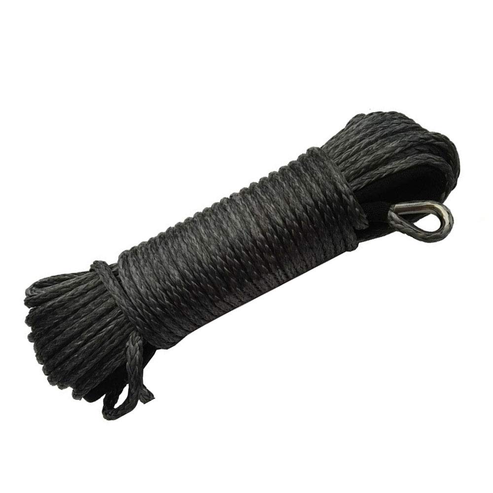 Grau 6mm * 30m Synthetische Winde Seil 4500 lbs Hawse Fairlead, Off Road Seil, Bootswindeseil, Ersatzwinklaberkabel hinzufügen Grau 6mm * 30m Synthetische Winde Seil 4500 lbs Hawse Fairlead, Off Road Seil, Bootswindeseil, Ersatzwinklaberkabel hinzufügen von MEIVIYA