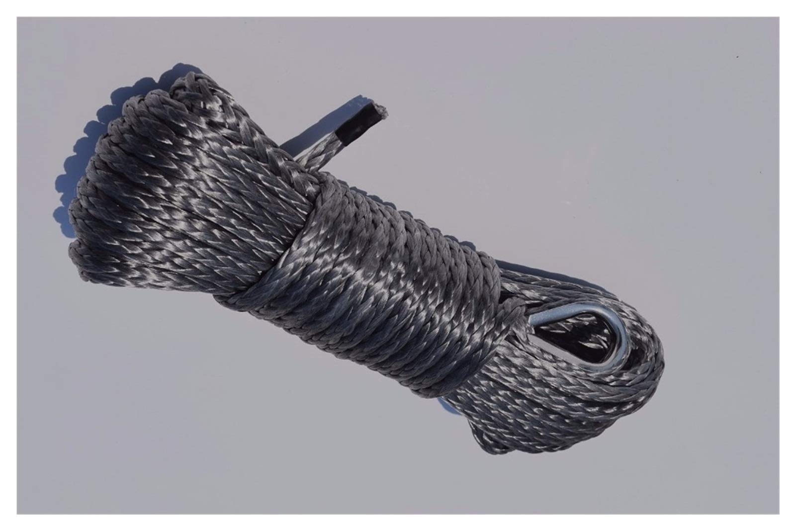 Graue 6mm * 15m ATV Winch Line, Off Road Seil, Synthetisches Windenseil 6mm, Plasmawinchkabel Graue 6mm * 15m ATV Winch Line, Off Road Seil, Synthetisches Windenseil 6mm, Plasmawinchkabel von MEIVIYA