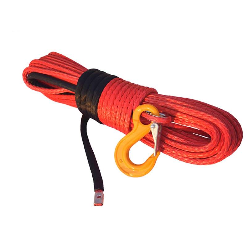 Grün 10mm * 30m Synthetisches Windenseil, Spectra Winchkabel, Kevlar Winchkabel, Ersatzseil Seilseil for Winde(Orange) von MEIVIYA