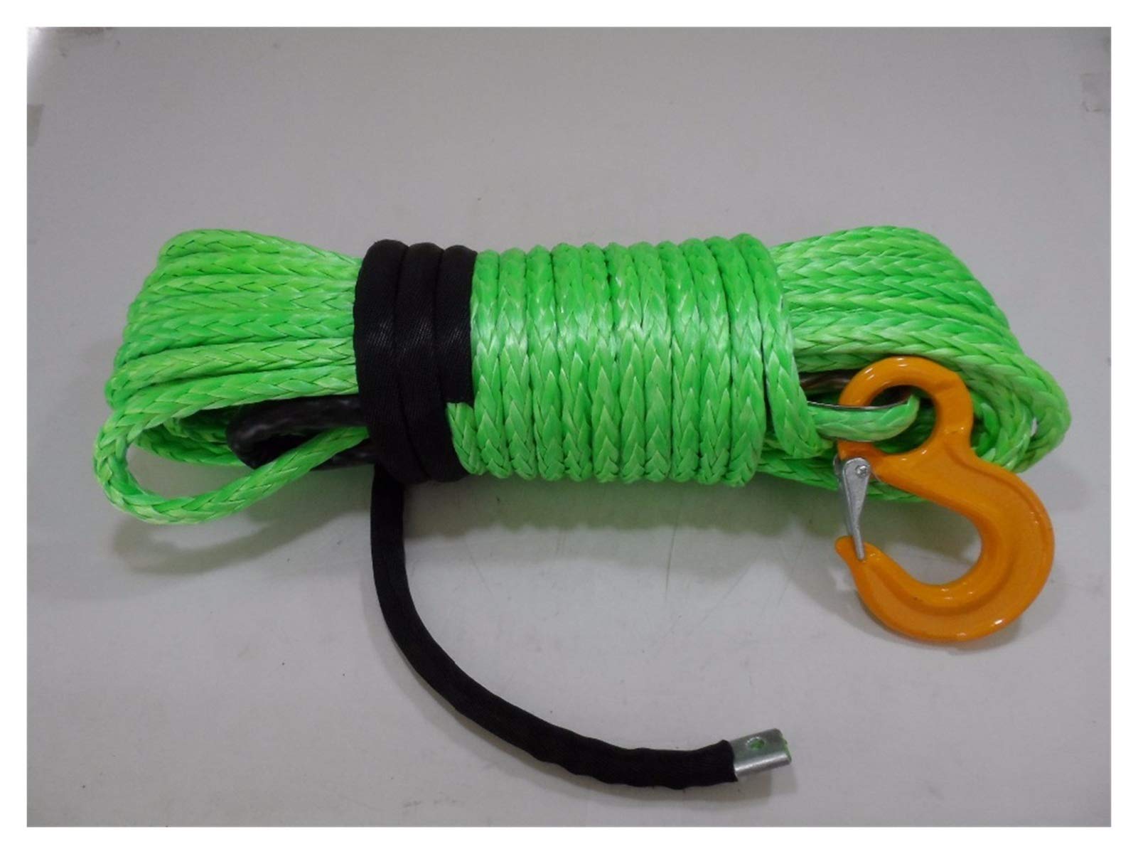 Grün 12mm * 30m Synthetisches Windenseil mit Haken, AFF Road Seil, ATV Winchkabel, Bootswindeseil Grün 12mm * 30m Synthetisches Windenseil mit Haken, AFF Road Seil, ATV Winchkabel, Bootswindeseil von MEIVIYA