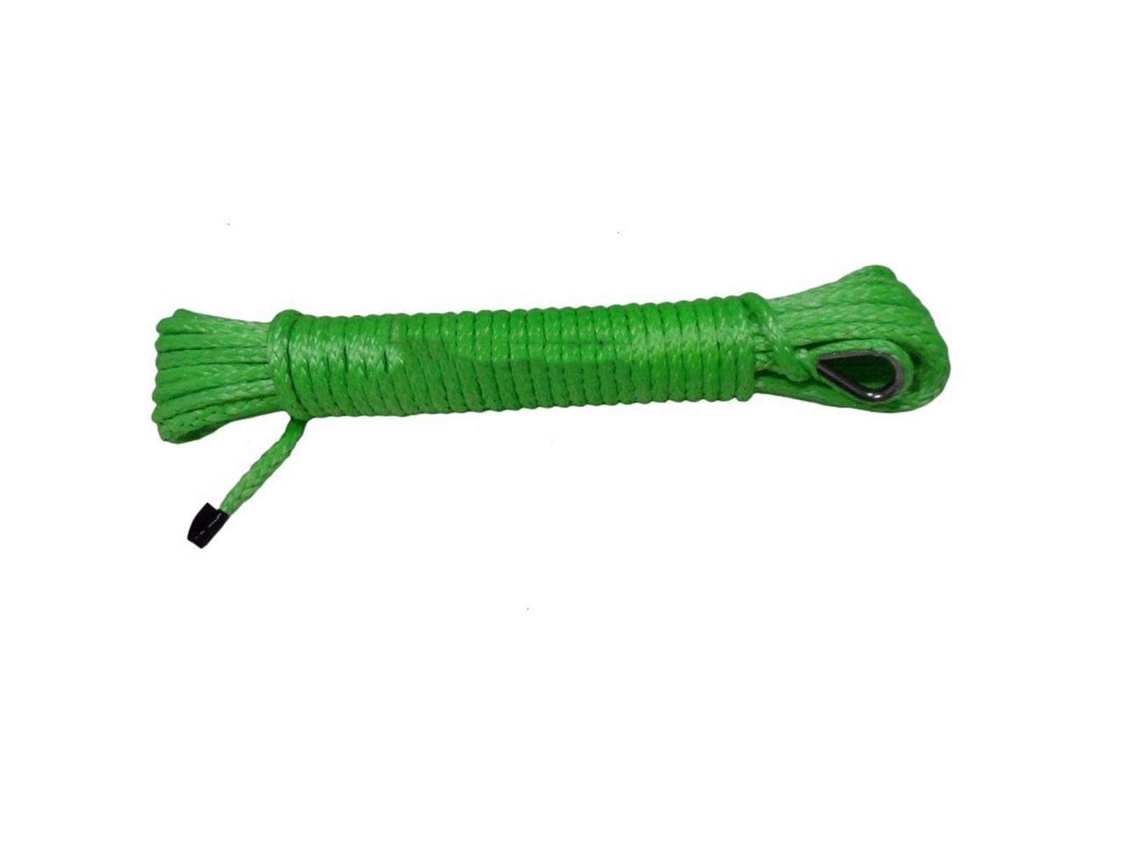 Grüne 4mm * 15m ATV Winch Line, Synthetisches Windenseil, Off-Road UHMWPE Synthetisches Abschleppseil mit Fingerhut Grüne 4mm * 15m ATV Winch Line, Synthetisches Windenseil, Off-Road UHMWPE Synthetisches Abschleppseil mit Fingerhut von MEIVIYA