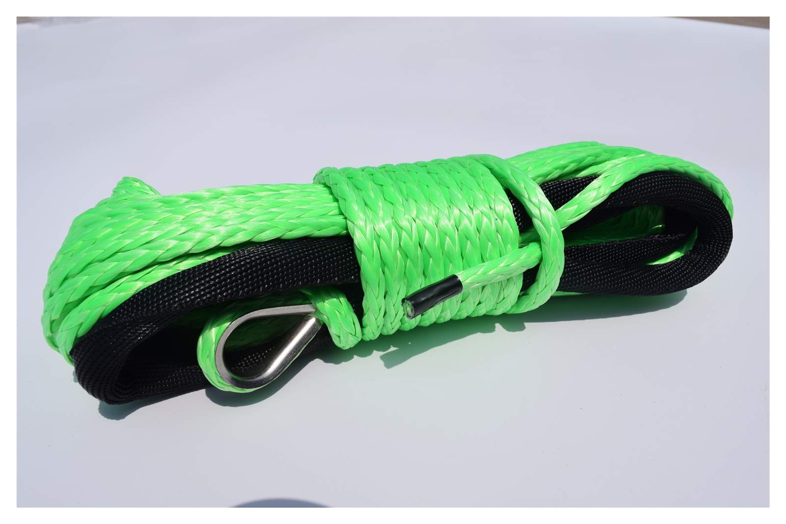 Grüne 6mm * 15m Synthetisches Windenseil, Bootswindekabel, Synthetisches Seil 6mm, abseits des Straßenseils Grüne 6mm * 15m Synthetisches Windenseil, Bootswindekabel, Synthetisches Seil 6mm, abseits des Straßenseils von MEIVIYA