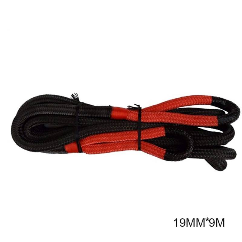 Kinetisches Seil, Rückgewinnungsseil, doppelt geflochtenes Nylon-Energieseil(25mm 6m red) von MEIVIYA