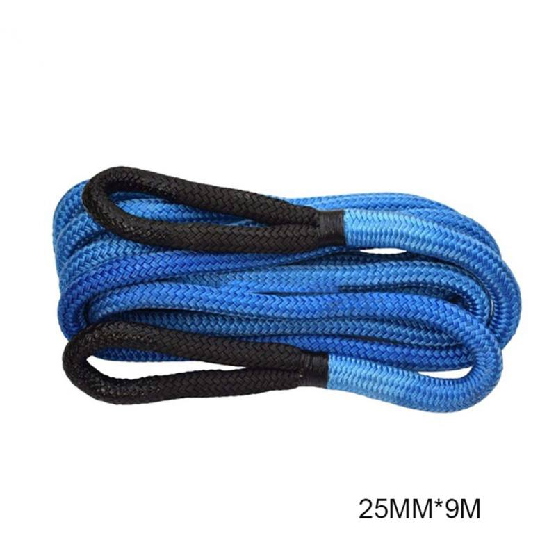 Kinetisches Seil, Rückgewinnungsseil, doppelt geflochtenes Nylon-Energieseil(25mm 9m Blue) von MEIVIYA