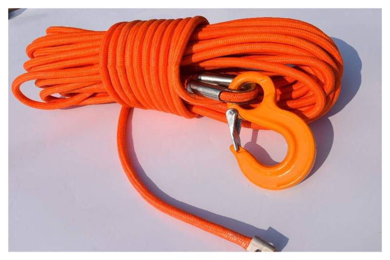 Orange 1/2 Zoll * 100ft UHMWPE-Kern mit UHMWPE-Jacke, Synthetisches Windekabel, Bootswindeseil von MEIVIYA
