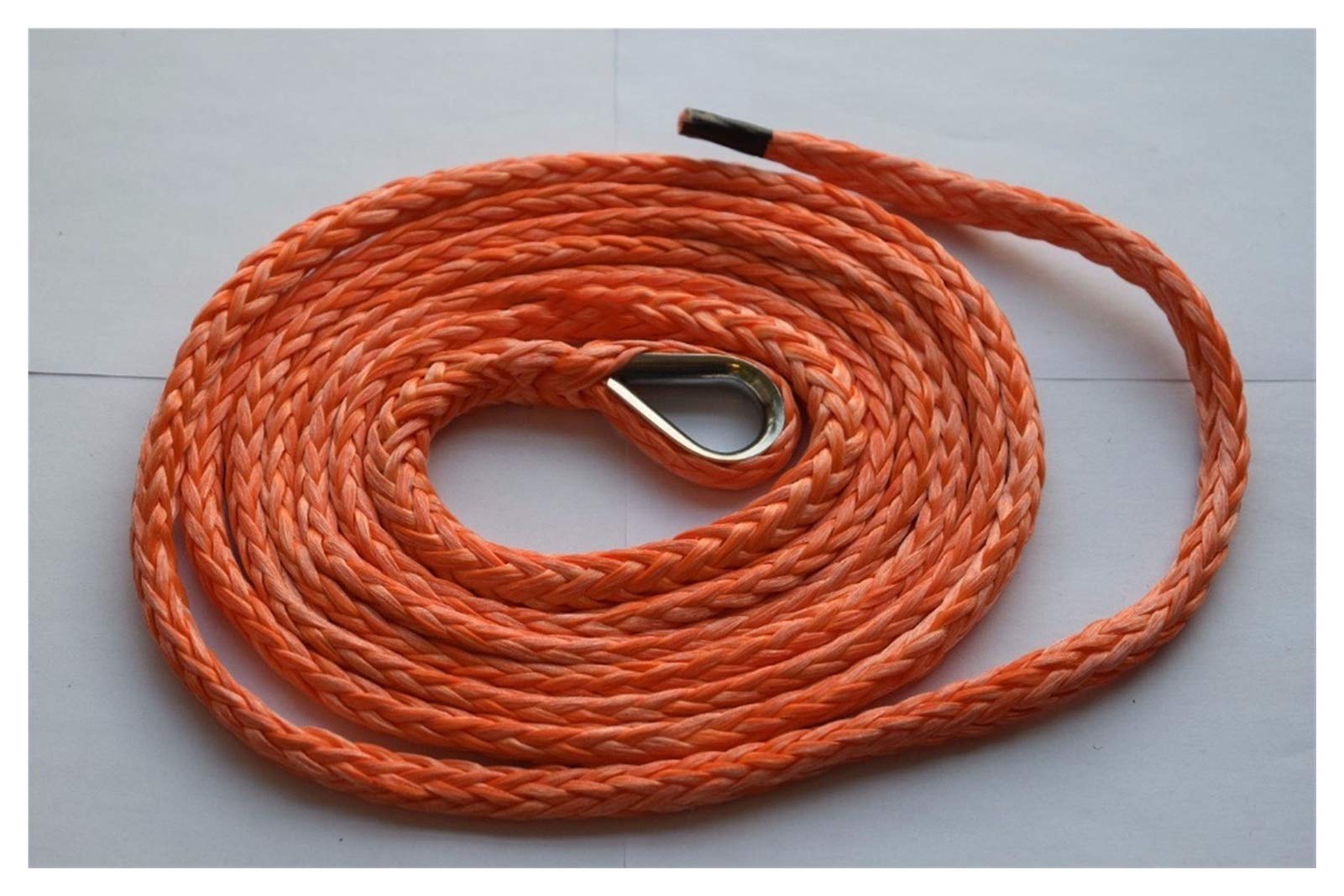 Orange 3/16 "* 10ft Synthetisches Pflugseil, außerhalb des Straßenseils, ATV-Schneepflug Hubseil, Synthetisches Windeseil Orange 3/16 "* 10ft Synthetisches Pflugseil, außerhalb des Straßenseils, ATV-Schneepflug Hubseil, Synthetisches Windeseil von MEIVIYA