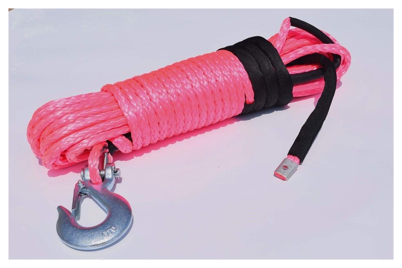 Rosa 10mm * 30m Ersatz Synthetisches Seil for Winde, Winde-Kabelhaken, Off-Straßenseil, 3/8 geflochtenes Nylonseil Rosa 10mm * 30m Ersatz Synthetisches Seil for Winde, Winde-Kabelhaken, Off-Straßenseil, 3/8 geflochtenes Nylonseil von MEIVIYA