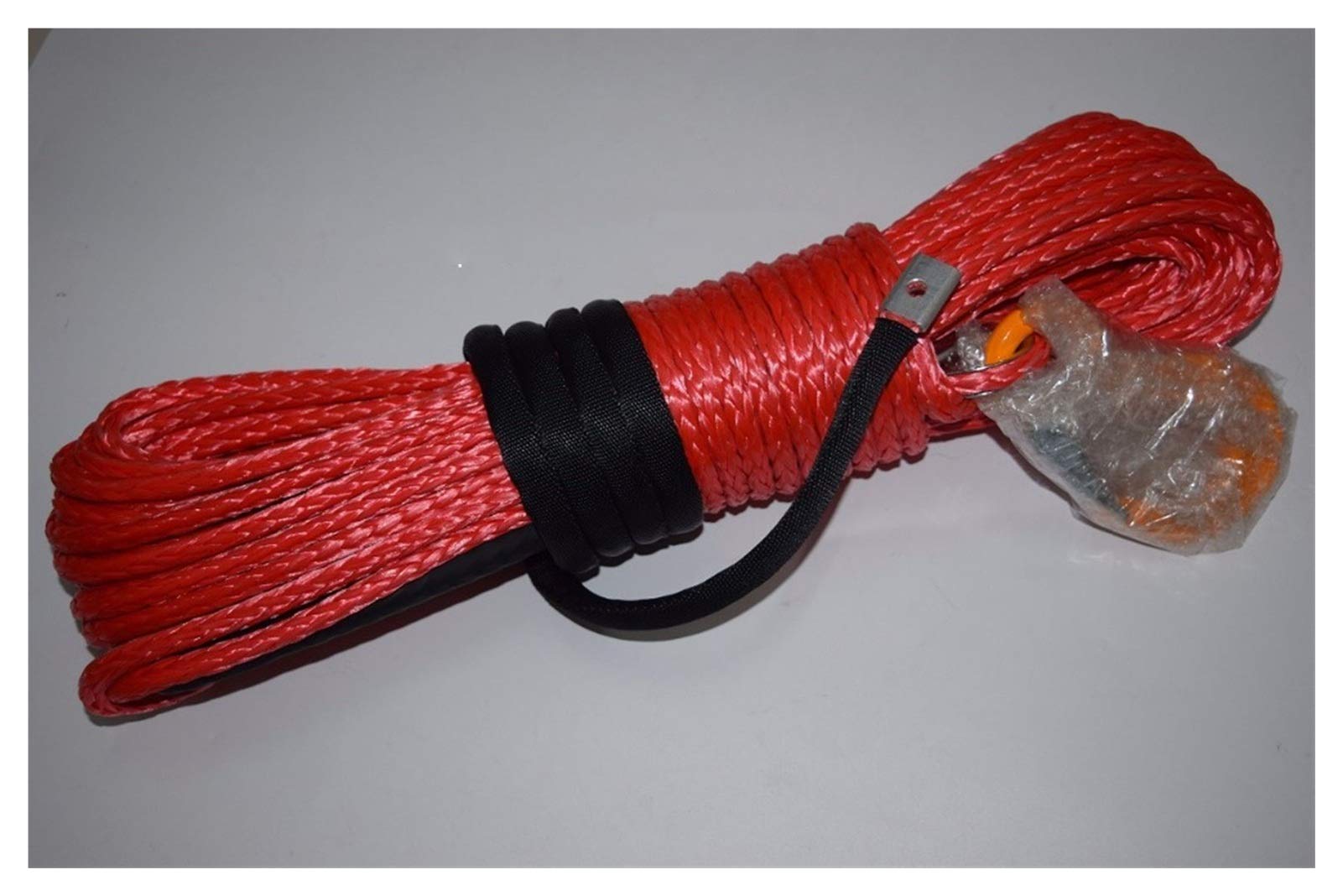 Rot 5/16 "* 100ft Synthetisches Seil, Schleppseilauto, Spektrenseil, Windelinie, Ersatzwindekabel Rot 5/16 "* 100ft Synthetisches Seil, Schleppseilauto, Spektrenseil, Windelinie, Ersatzwindekabel von MEIVIYA