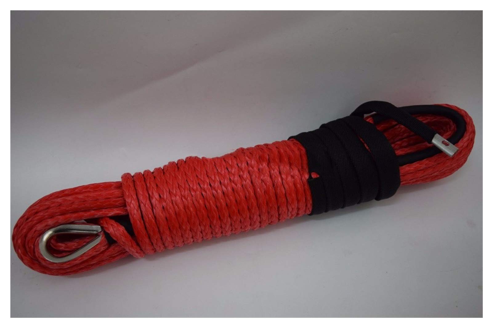 Rot 5/16 "* 100ft Synthetisches Windenseil, Ersatz Synthetisches Seil for Winde, Off-Straßenseil, Winklinie Rot 5/16 "* 100ft Synthetisches Windenseil, Ersatz Synthetisches Seil for Winde, Off-Straßenseil, Winklinie von MEIVIYA