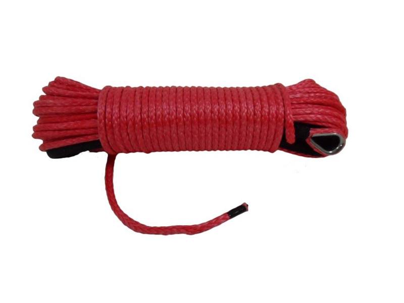Rot 6mm * 30m Synthetisches Seil, ATV-Windelinie, Bootswindekabel, Synthetisches Windekabel von MEIVIYA