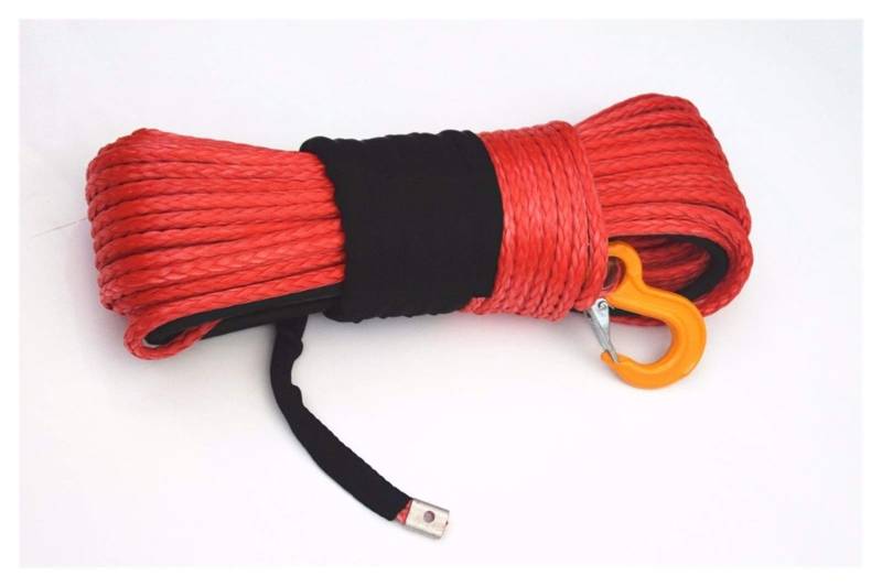 Rotes 10mm * 45m Synthetisches Windenkabel for elektrische Winde, 12 Zopfschleppseile, Bootswindeseil, Plasmawinchkabel von MEIVIYA