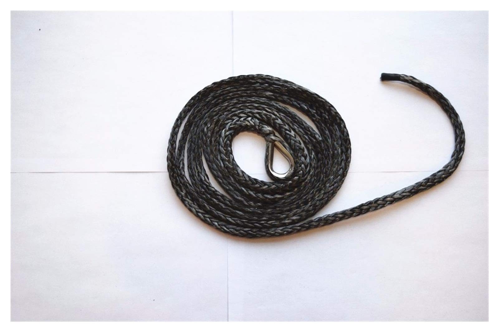 Schwarz 1/4 "* 10ft ATV Synthetisches Pflugseil, abseits des Straßenseils, Schneepflug Hubseil Schwarz 1/4 "* 10ft ATV Synthetisches Pflugseil, abseits des Straßenseils, Schneepflug Hubseil von MEIVIYA