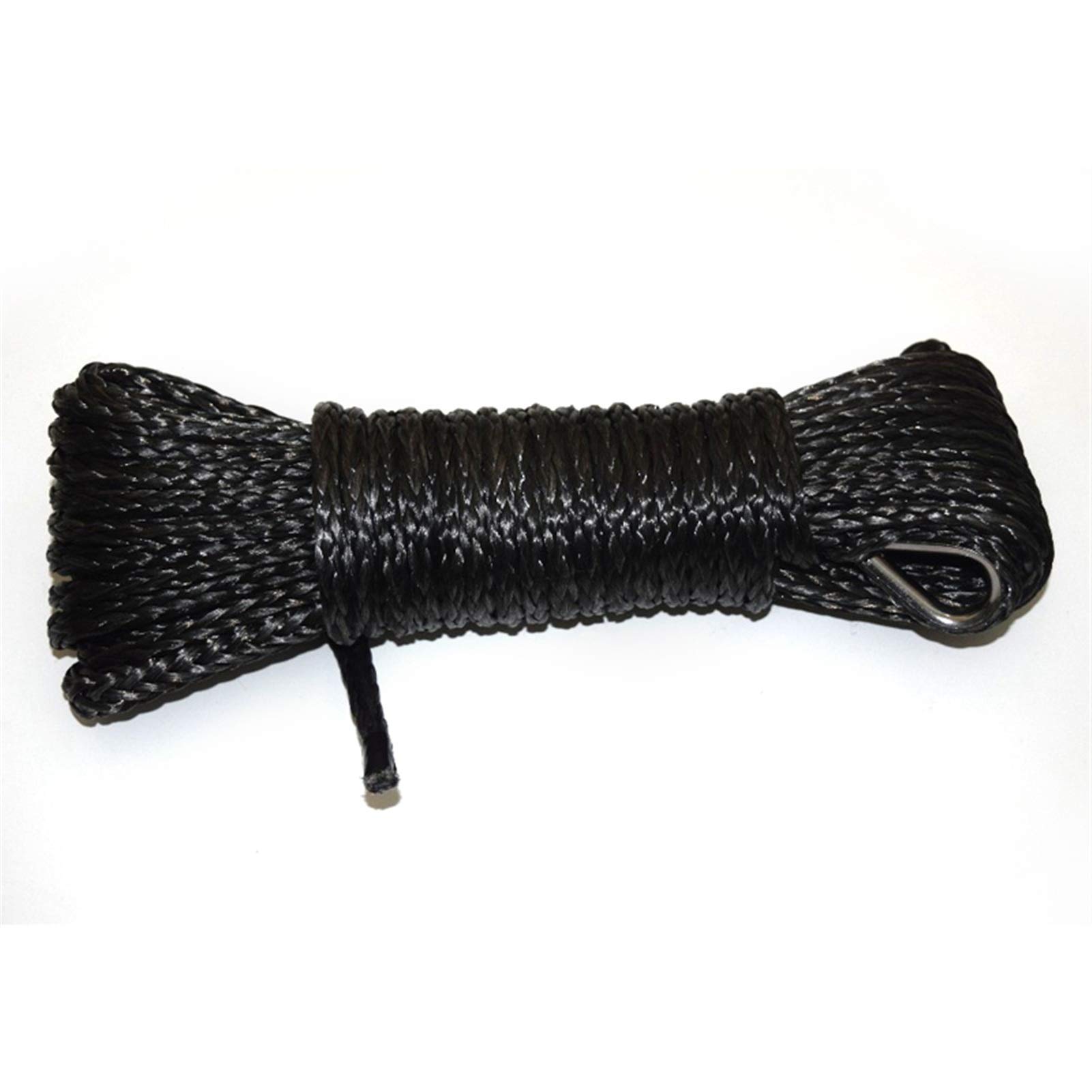 Schwarz 1/4 "* 50ft Synthetisches Windenseil, ATV Winch Line, Kevlar Winch-Kabel, Warn Winch Seil 6mm Schwarz 1/4 "* 50ft Synthetisches Windenseil, ATV Winch Line, Kevlar Winch-Kabel, Warn Winch Seil 6mm von MEIVIYA