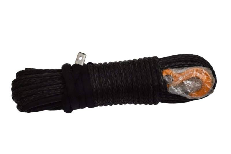 Schwarz 10mm * 30m Synthetisches Windenseil, ATV-Windekabel, Seil for ATV-Winde, ATV-Winch-Linie, Schleppseilauto von MEIVIYA