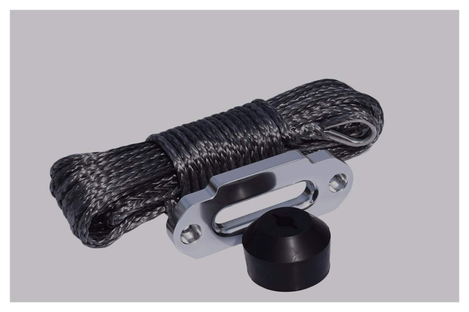 Schwarz 6mm * 15M Boat Winch Seil 4000 lbs Winch Fairlead und Winch Stopper, ATV Winch Line, Uhmwpe Seil hinzufügen Schwarz 6mm * 15M Boat Winch Seil 4000 lbs Winch Fairlead und Winch Stopper, ATV Winch Line, Uhmwpe Seil hinzufügen von MEIVIYA