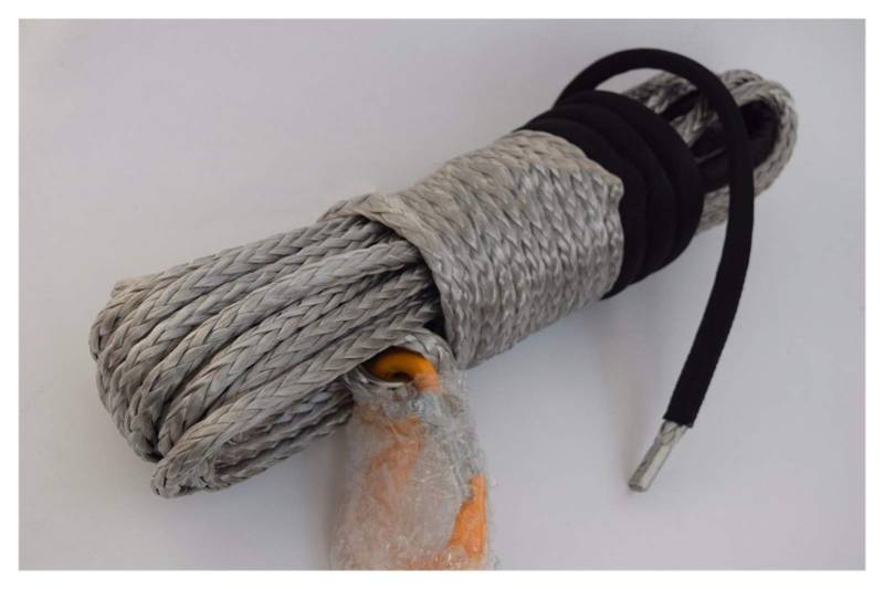 Silber 10mm * 30m Synthetisches Windenseil, Spektrenseil 10mm, AFF Road Seil, Plasmawinchkabel von MEIVIYA