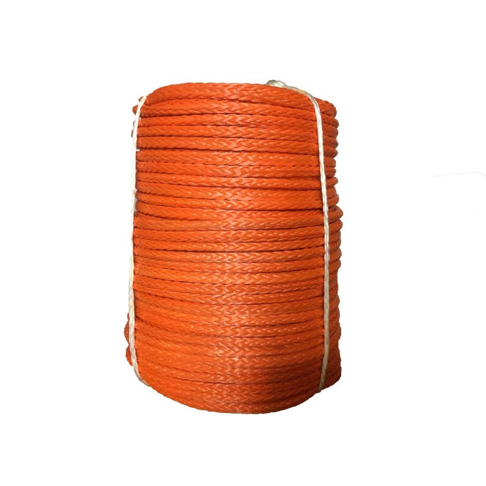 Synthetisches Windenseilkabel-Kit 14mm x 100 Meter Plasmaseil Synthetisches Windenseil for ATV/UTV(Rood) von MEIVIYA