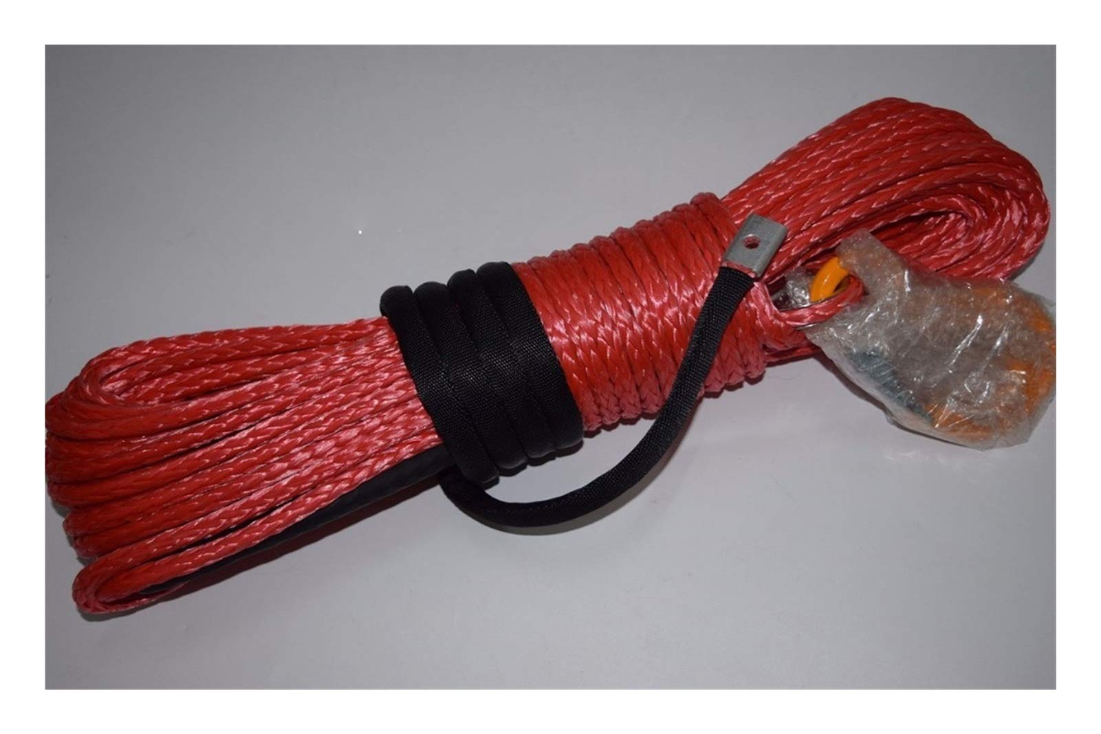 Synthetisches Windenseilkabel-Kit Rot 8mm * 30m Synthetisches Seil, ATV UTV SUV Winch Line, AUS-Straßenseil, Abschleppseile mit Haken, Schleppkabel Synthetisches Windenseilkabel-Kit Rot 8mm * 30m Synthetisches Seil, ATV UTV SUV Winch Line, AUS-Straßenseil, Abschleppseile mit Haken, Schleppkabel von MEIVIYA