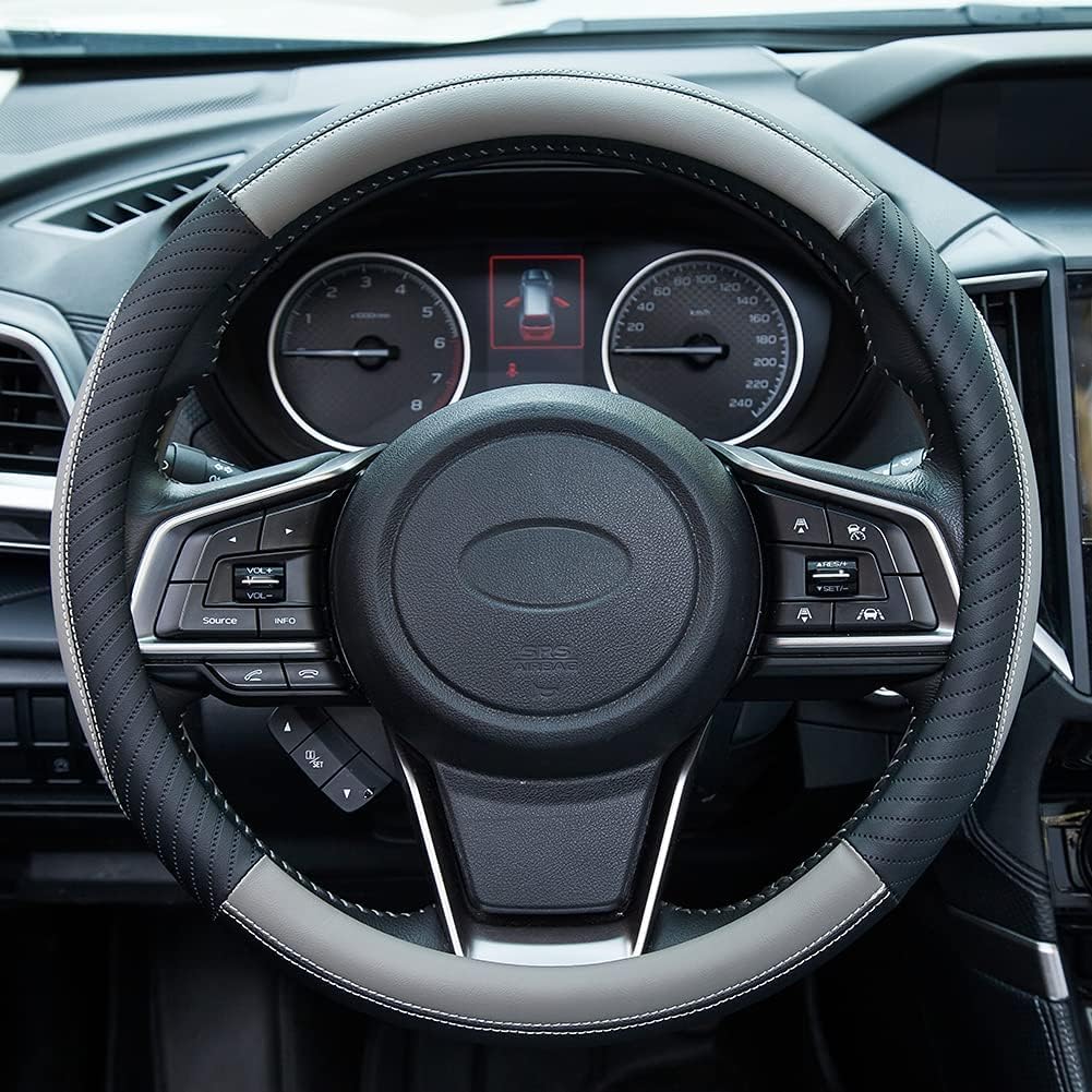 Lenkradabdeckung Lenkradhülle für Citroen C4 Grand SpaceTourer 2018-2024, Car Steering Wheel Cover Leather Häkeln Lenkradbezug Satz Anti Rutsch Lenkradhülle,B Lenkradabdeckung Lenkradhülle für Citroen C4 Grand SpaceTourer 2018-2024, Car Steering Wheel Cover Leather Häkeln Lenkradbezug Satz Anti Rutsch Lenkradhülle,B von MEIYANFA