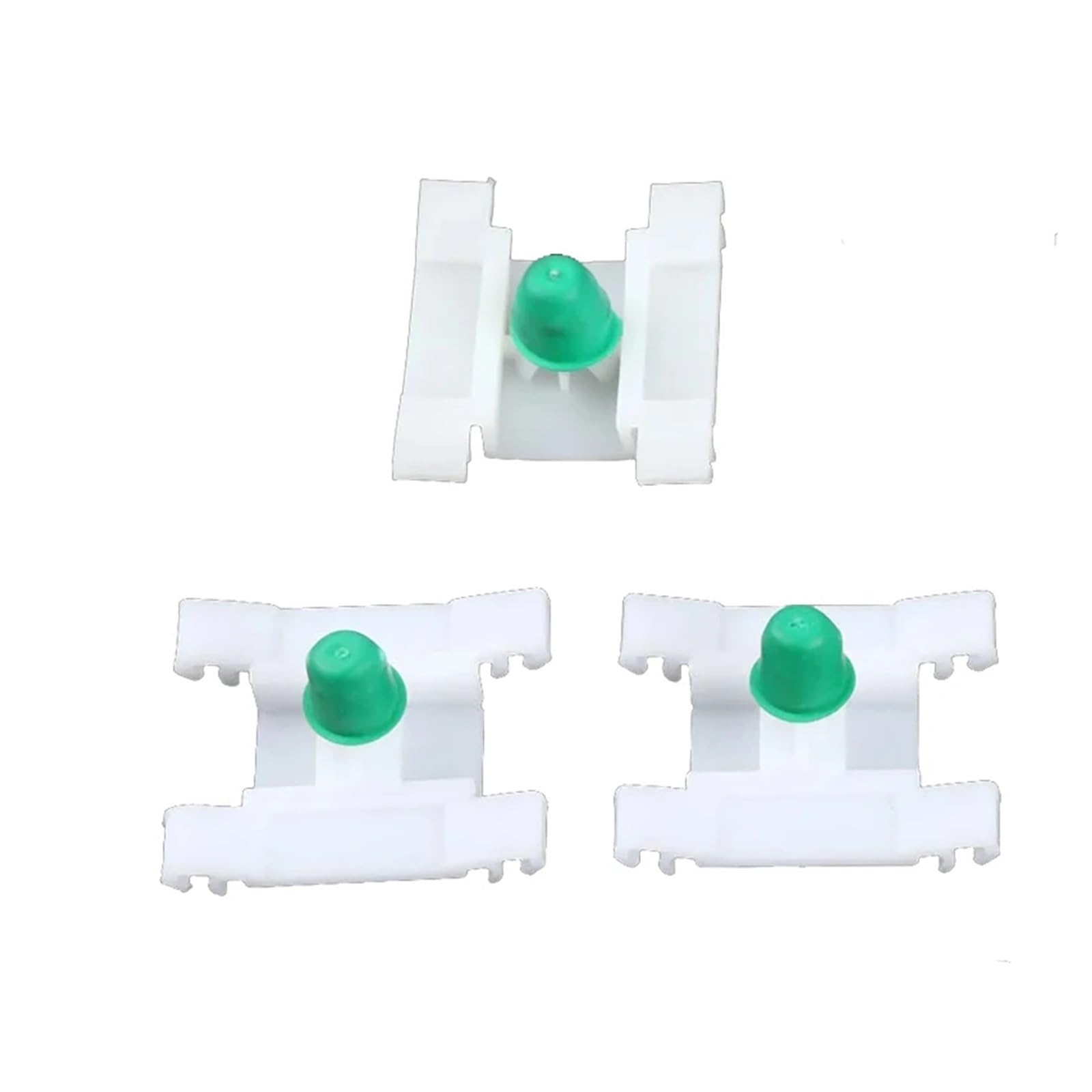 MEIZIYU 10 teile/los Nylon Außentür Fender Moulding Trim Clips Auto Fastener Clip Fit for VW, MK3 Golf Lange Kurze Vorbau 51131960054 Clips und Befestigungselemente für Autostoßstangen(3) von MEIZIYU