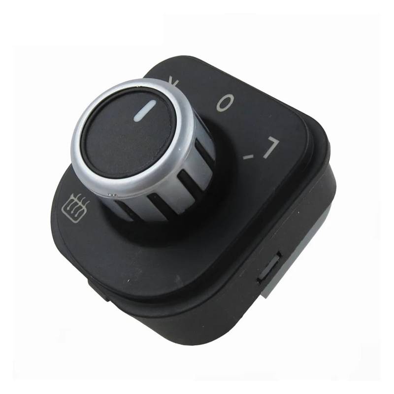 MEIZIYU 1PC Auto-Seitenspiegelschalter, passend for J-etta, MK5 Golf MK5 MK6 Rabbit Eos Passat B6 3C Tiguan 1K0 959 565 5ND959565B Schwarz Außenspiegelschalter von MEIZIYU