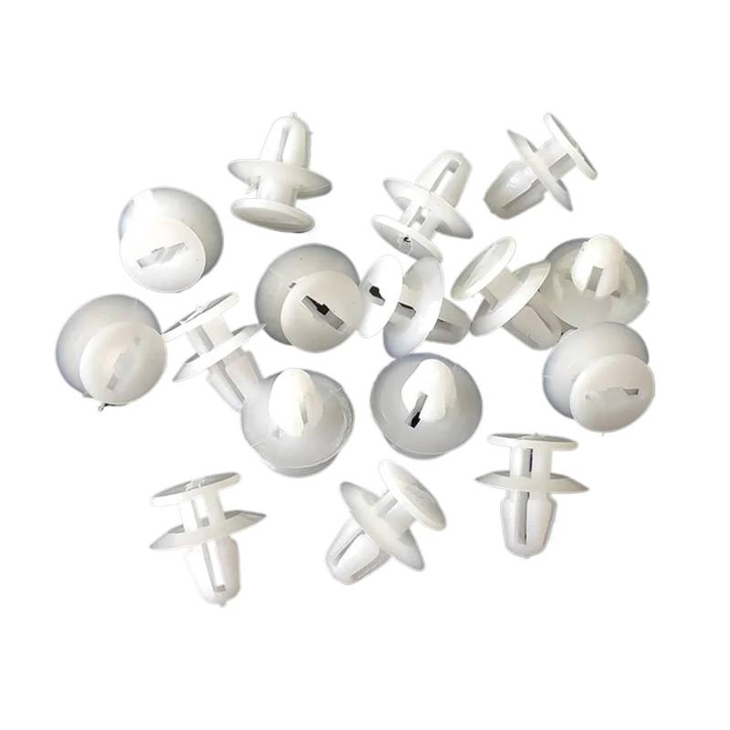 MEIZIYU 20/50 Stück Innenverkleidungs-Clips, Türspiegel-Panel-Abdeckungs-Clips, passend for Ford, Focus Fiesta 1214485, Kunststoff-Auto-Verschluss Clips und Befestigungselemente für Autostoßstangen(20 von MEIZIYU