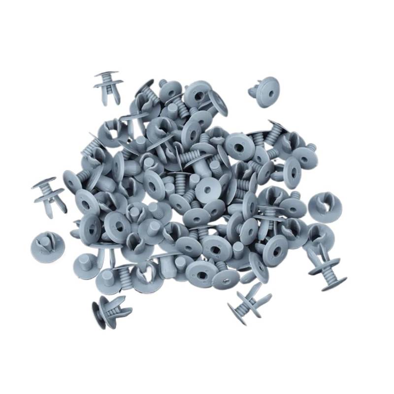 MEIZIYU 20/50Pcs Auto Befestigungen Trim Panel Futter Clips Grau Kunststoff Retainer Rievts Fit for VW, Fit for Volkswagen, t4 T5 Transporter Eurovan Clips und Befestigungselemente für Autostoßstangen von MEIZIYU