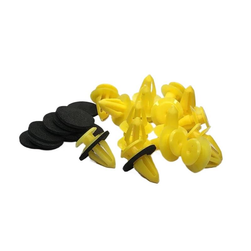 MEIZIYU 50Pcs Auto Tür Trim Panels Fastener Clips Auto Kunststoff Festen Clip Fit for Lada, Kalina Granta Priora Lada, Niva largus Samara Clips und Befestigungselemente für Autostoßstangen(10 pieces) von MEIZIYU