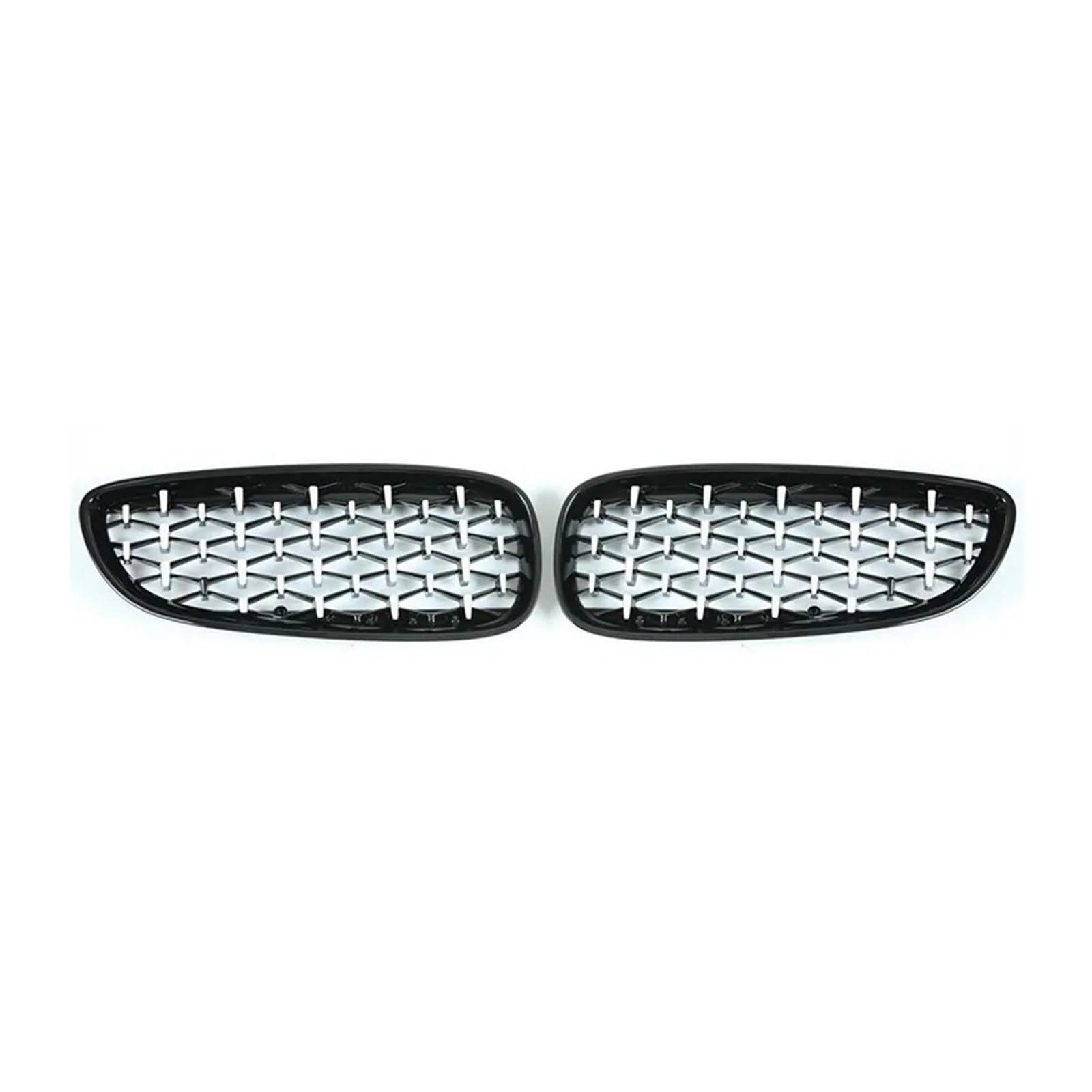 MEIZIYU ABS-Diamantgrill, Auto-Frontstoßstangengrill, Racing-Grills, passend for Z4 E89 2009–2016 Stoßstangengitter für die Frontpartie(Gloss Black) von MEIZIYU