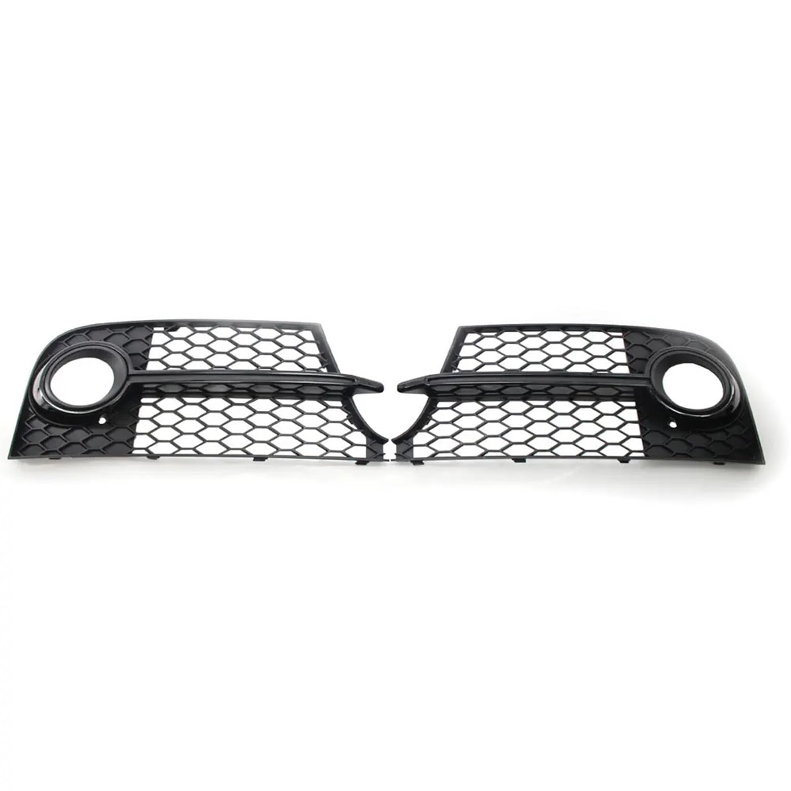 MEIZIYU ABS Grill Auto Front Nebel Licht Grille Fit for TT MK2 S-Line TTS 2011-2014 8J0807681KT94 8J0807682KT94 Stoßstangengitter für die Frontpartie(Bright Black) von MEIZIYU