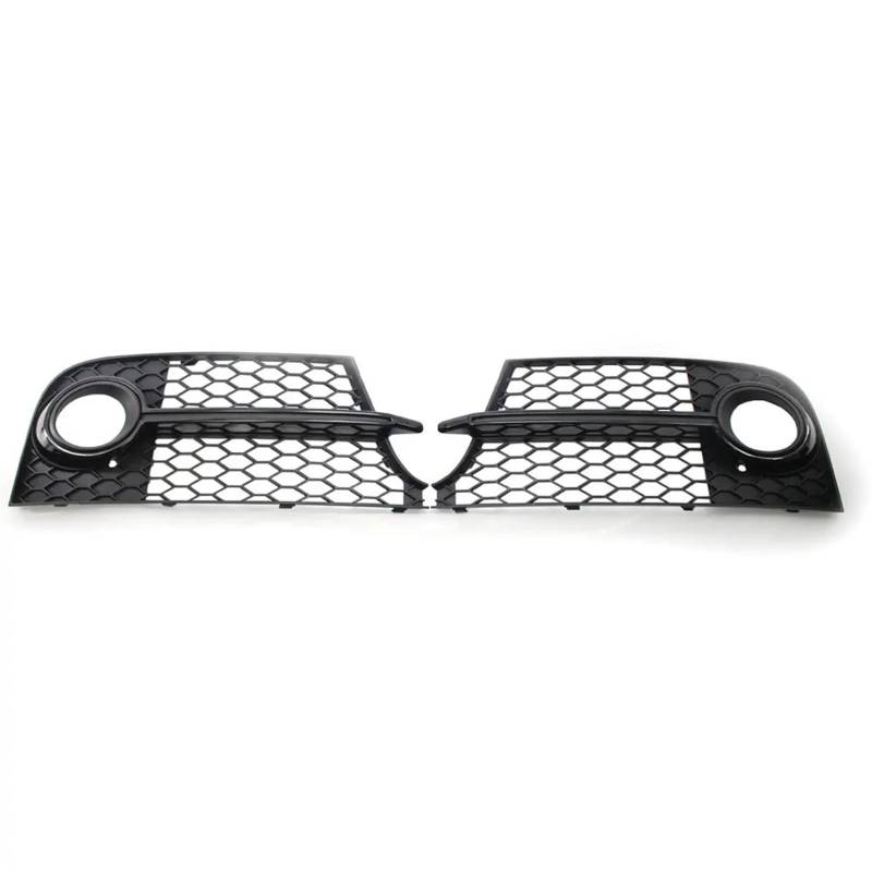 MEIZIYU ABS Grill Auto Front Nebel Licht Grille Fit for TT MK2 S-Line TTS 2011-2014 8J0807681KT94 8J0807682KT94 Stoßstangengitter für die Frontpartie(Bright Black) von MEIZIYU