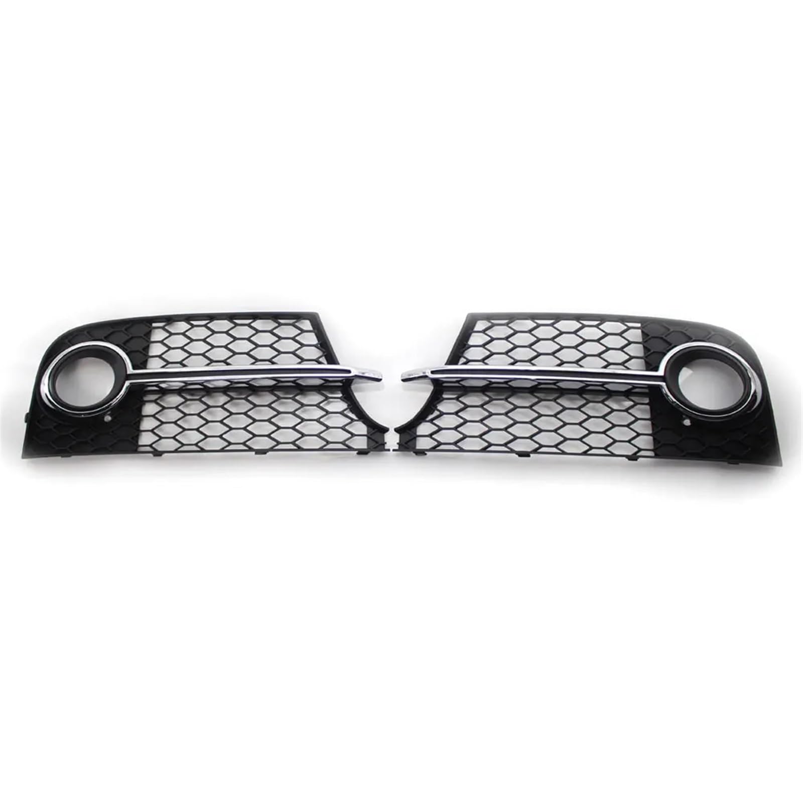 MEIZIYU ABS Grill Auto Front Nebel Licht Grille Fit for TT MK2 S-Line TTS 2011-2014 8J0807681KT94 8J0807682KT94 Stoßstangengitter für die Frontpartie(Chrome) von MEIZIYU