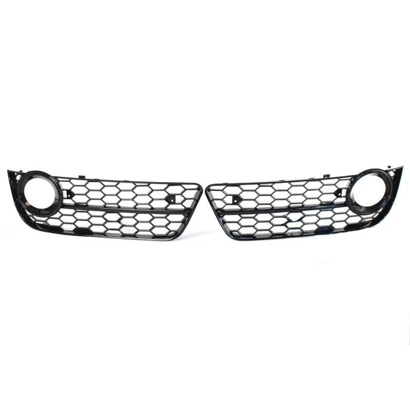 MEIZIYU Auto Front Stoßstange Nebel Licht Lampe Kühlergrill Grill Abdeckung Mesh Honeycomb Hex Fit for A5 Coupe Sportback 2008-2011 Fit for Cabriolet 2010-2011 Stoßstangengitter für die Frontpartie(Br von MEIZIYU