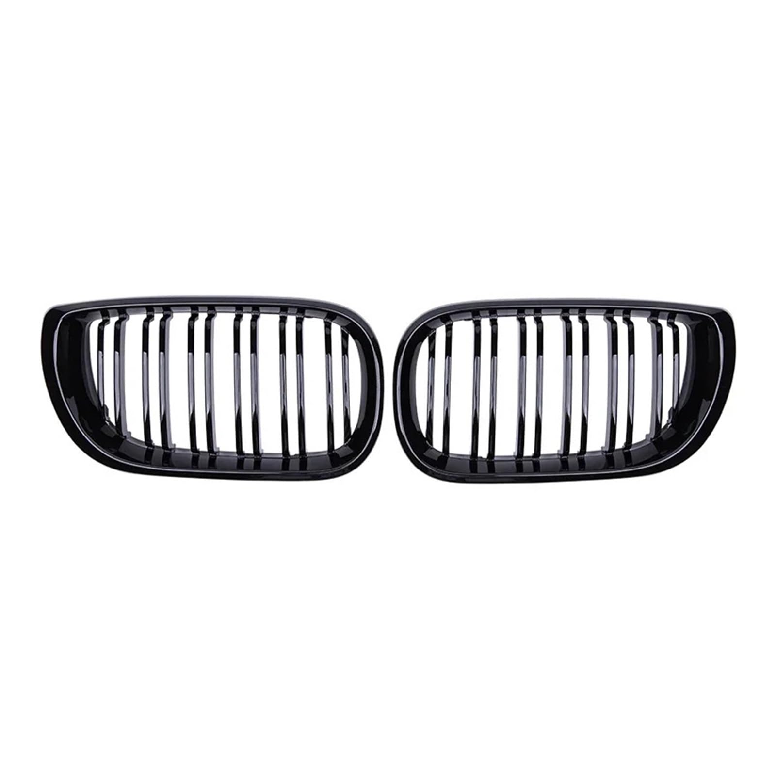 MEIZIYU Auto-Frontgrill, passend for 3er E46 4-Türer 2002–2005, Auto-Ersatz, glänzend schwarzer Kühlergrill, Doppellamellenhaube, Renngrills Stoßstangengitter für die Frontpartie MEIZIYU Auto-Frontgrill, passend for 3er E46 4-Türer 2002–2005, Auto-Ersatz, glänzend schwarzer Kühlergrill, Doppellamellenhaube, Renngrills Stoßstangengitter für die Frontpartie von MEIZIYU