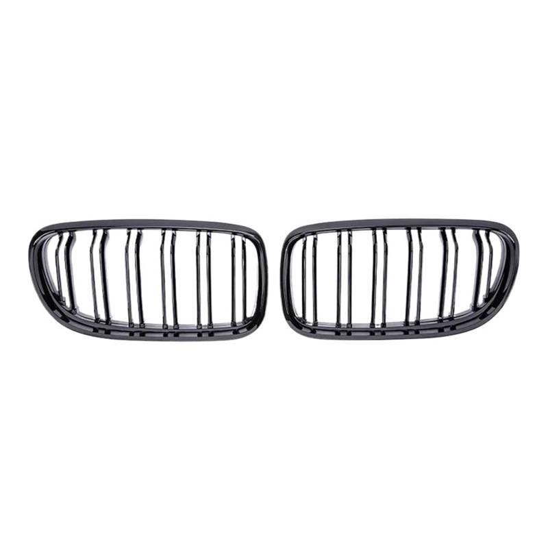 MEIZIYU Auto-Frontgrill, passend for 3er E90 E91 LCi 320i 318i 325i 2009–2012, Autozubehör, Doppellamellengrill, Renngrills Stoßstangengitter für die Frontpartie von MEIZIYU