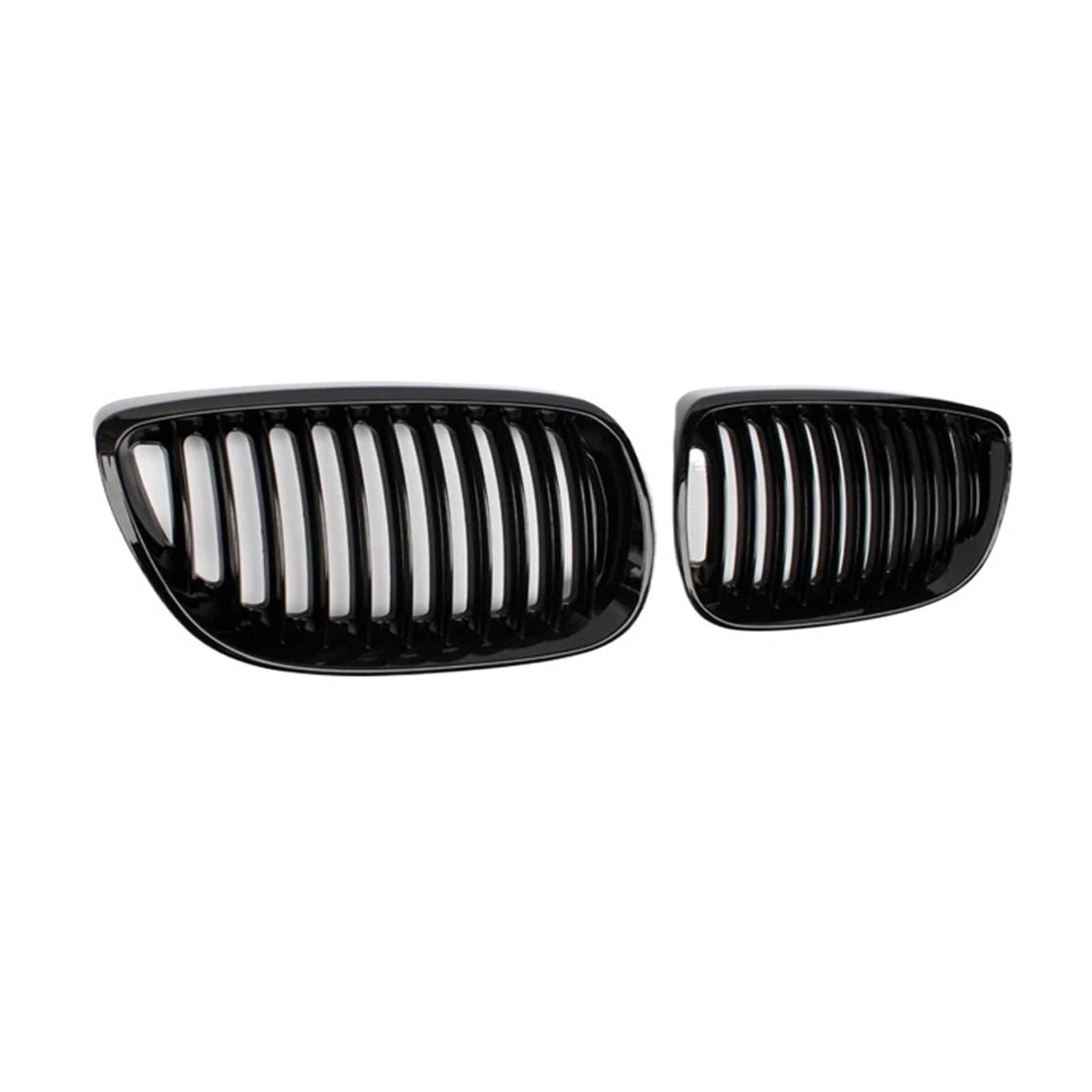MEIZIYU Auto-Frontgrill, passend for E92 E93 M3 3er-Serie 2006–2009, 2-türig, 316i, 320d, 320i, 323i, 325d, 325i, 330i, glänzend schwarzer Grill Stoßstangengitter für die Frontpartie(Gloss Black) von MEIZIYU