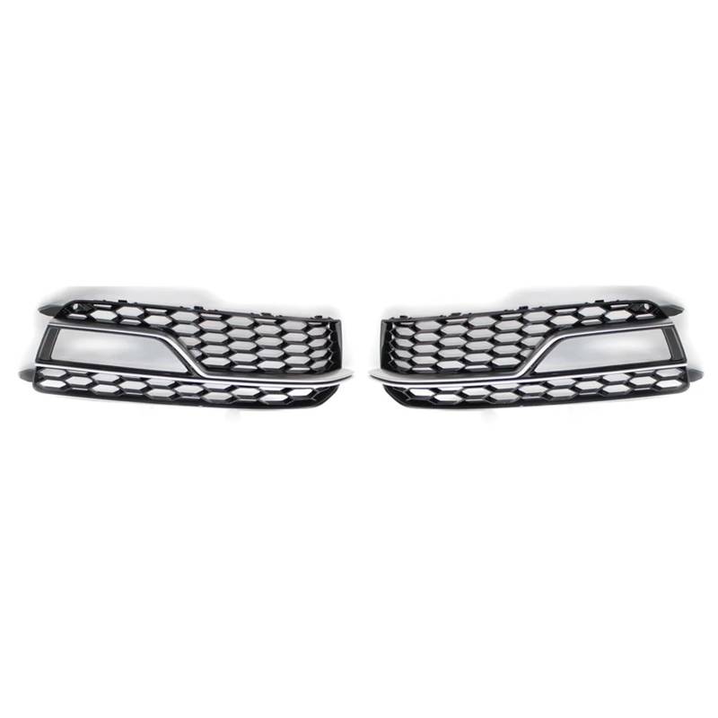 MEIZIYU Auto Frontschürze Unterer Kühlergrill Nebelscheinwerfer Grill Grille Abdeckung Trim Fit for S5 A5 S-Lines Stoßstange S5 2013 2014 2015 2016 8T0807682M Stoßstangengitter für die Frontpartie(Bla von MEIZIYU