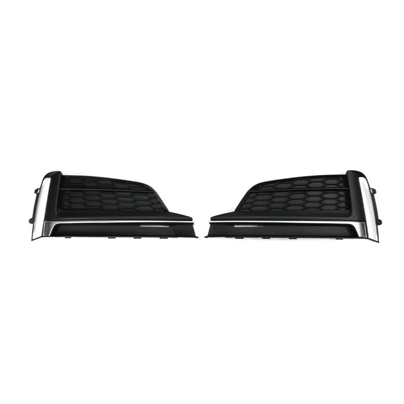 MEIZIYU Auto-Frontstoßstangen-Untergrill, passend for A5, S-Line-Stoßstange S5 2017–2019, Wabenstil-Kühlergrill, Nebelscheinwerfer-Kühlergrill-Abdeckungsverkleidung Stoßstangengitter für die Frontpart von MEIZIYU