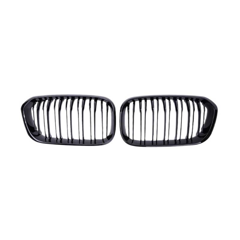 MEIZIYU Auto-Frontstoßstangengitter, passend for F20, F21 120i 118i 116i 116d M135i M140i 2015–2017, Renngrill, Auto-Grill-Zubehör Stoßstangengitter für die Frontpartie(Gloss Black) von MEIZIYU
