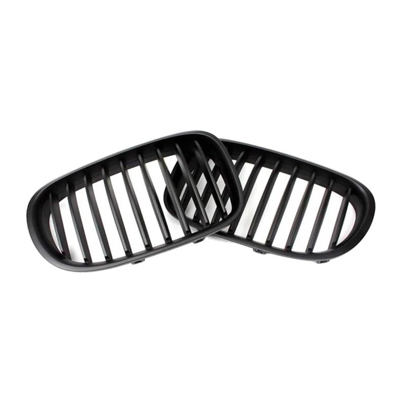 MEIZIYU Auto-Frontstoßstangengrill, passend for, 7er F01 F02 740I 745I 750I 2009–2015, mattschwarzer Kühlergrill Stoßstangengitter für die Frontpartie von MEIZIYU