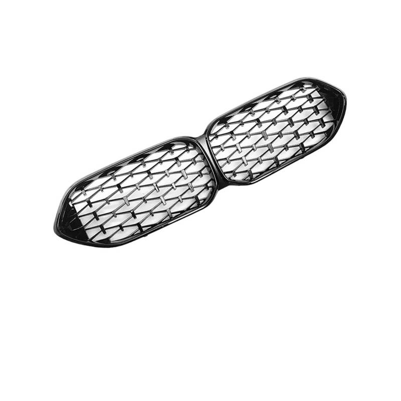 MEIZIYU Auto-Frontstoßstangengrill, passend for 2er-Serie, F44 220i 228i Gran Coupe 2021–2023, Racing-Frontgrill, Auto-Zubehör Stoßstangengitter für die Frontpartie(All Black Diamond) von MEIZIYU