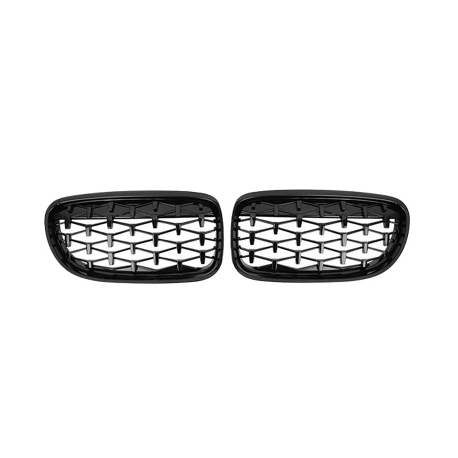 MEIZIYU Auto-Frontstoßstangengrill, passend for 3er-Serie E90 E91 2009–2012, Racing-Grill, Diamant-Grills, Ersatzteile Stoßstangengitter für die Frontpartie(Black) von MEIZIYU