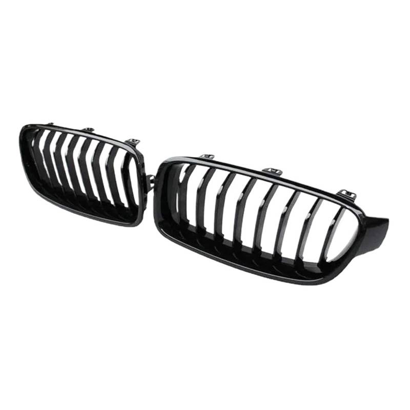 MEIZIYU Auto-Frontstoßstangengrill, passend for 3er-Serie F30 F31 F35 320i 325i 328i 2013–2019, glänzend schwarze Gitter, Renngitter Stoßstangengitter für die Frontpartie von MEIZIYU